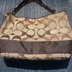 Brown coach bag